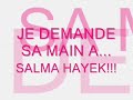 ma derni�re vid�o sur salma hayek et ses big boops, sans doute la plus belle car je lui demande sa main et que je l'aime. salma hayek, tu es la fille que j'aime et tu es la plus belle et la plus sexy des femmes sur terre!!!
salma dit moi oui!!!
je t'aime salma!!!