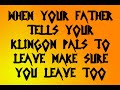 Klingon Lesson #1 Klingon Lesson #1