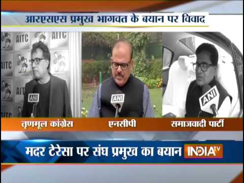 RSS Chief Mohan Bhagwat Targets Mother Teresa - India TV