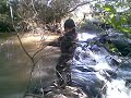 Pescador com medo da cascatinha!!! JZulmiro I