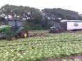 John Deere 8430T pulling a 7920 and Trailer