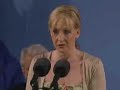 JK Rowling Harvard Commencement Speech Part 3 - June 5 2008 JK Rowling Harvard Commencement Speech Part 3 - June 5 2008
