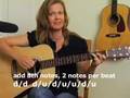 Learning acoustic guitar new strum pattern - get rhythm