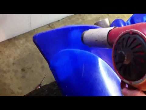 how to repair atv plastics