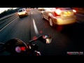 1/1/2012 When dusk came we had to switch to 1080 mode and of course, the craziest footage comes out the crappiest! His camera was tilted a little too far down, but it still looks good so it needed it's own video! The guy on black & yellow gsxr is a bit crazier than I am. At 1:45 he has to wait up for me for so long that he turned camera off so the sequence gets interrupted there because I ended up flying by right when he shut it off...