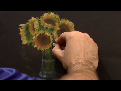 how to draw sunflowers