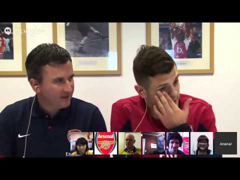Wilshere - Arsenal FC - Google+ Hangout with Jack Wilshere.