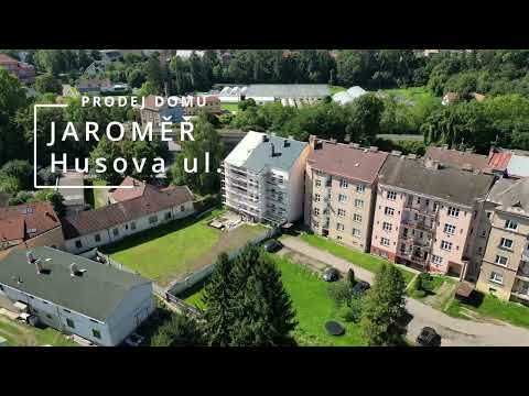 Video Prodej domu s bytovými jednotkami, kancelářskými a obchodními prostory v ulici Husova v Jaroměři