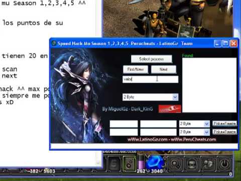 hacker para mu season 4 - speed hack para todos tipo de mu ^^ www.latinogz.com www.perucheats.com By miguelGz - dark_KinG ^^