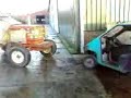 Vast met arola in de strond bult trekker er uit trekken LOL