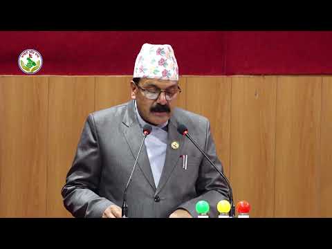 Chief Minister Rajkumar Sharma proposed with a brief statement to take the vote of confidence