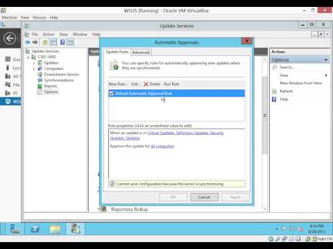 how to enable wsus in server 2012