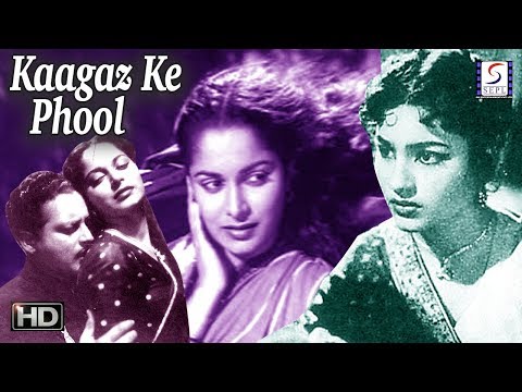 Kaagaz Ke Phool - Waheeda Rehman, Guru Dutt - B&W - Hit Movie