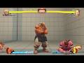 Street Fighter 4 Gouken Trial Combo Challenge HD Easy - Hard