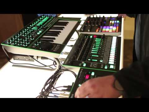roland - Brandon from Roland demos the new Roland gear in a live routine, recorded at NAMM 2014. Learn more about all of the gear in this article: http://bit.ly/1exY7hx.