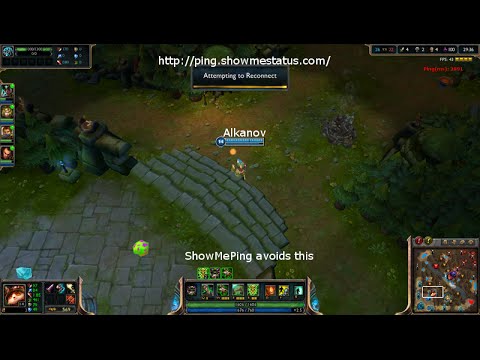 how to check lol ping