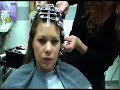 Fiorella get a hairwash, perm and dryerhood
