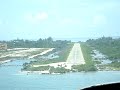 Flying into Caye Caulker