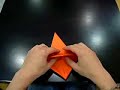 Origami crane howto (como hacer una grulla origami)