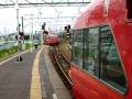 名鉄パノラマカー 7000系、犬山駅　Meitetsu Panorama Car 7000, Inuyama eki