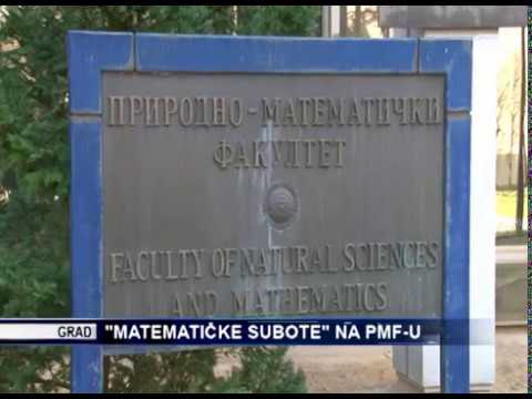 Математичке суботе на ПМФ-у Математичке суботе на ПМФ-у