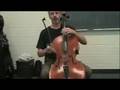Ricochet bow stroke technique for cello
