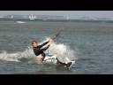 Flysurfer teamrider Sebastian Bubmann riding the Psycho4 10m and Flyradical S in Laboe, Germany. Filmed during the KiteLoopContest which was held in the fall of 2008. Kiteloops and wakestyle on smooth flat water. Enjoy!