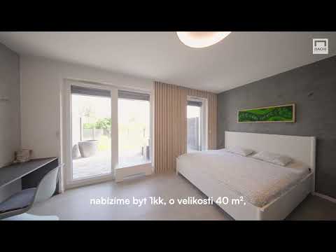 Video Prostorný byt 1+kk v novostavbě se zahrádkou na ul. Aloise Rašína v Olomouci