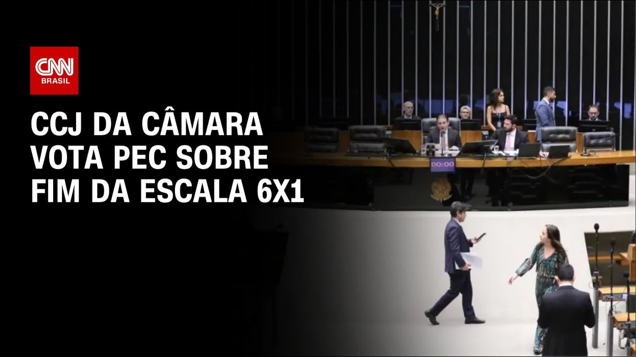 Com apoio de Hugo, CCJ vota PEC que prevê o fim da escala 6x1 nesta quarta (22) | CNN NOVO DIA