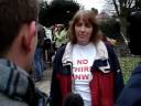 Say NO to 3rd Runway demo, Lampton Park, Hounslow. A participant interviewed