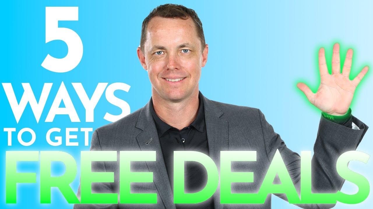 5 WAYS TO GET YOU FREE REAL ESTATE DEALS! Property Acquisition Strategies for Real Estate Investing!