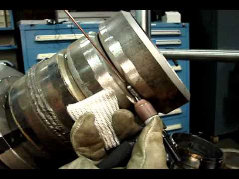 6G - http://www.weldingtipsandtricks.com/tig-welding-certification-tips.html Technique for Tig Welding pipe in 6g position using a Tig Finger heat shield and slig...