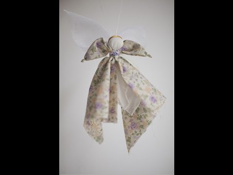 Кукла ангел из ткани видео