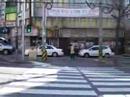 Crossing the street in Korea Crossing the street in Korea