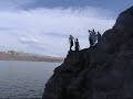 cliff jumping