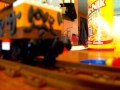 One of my early versions of lego Thomas with Annie and Clarabel. Their faces are made of plasticine and they run on standard lego tracks. I would like to motorize them. NOTE: You must have written permission from me to use all or any part of my uploaded videos. That's the rules.