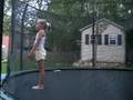 Victoria On The Trampoline