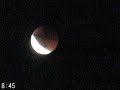 The total eclipse of the moon 8/28 2007 Amami 皆既月食 月食