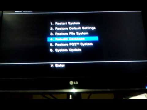 how to file system restore on ps3