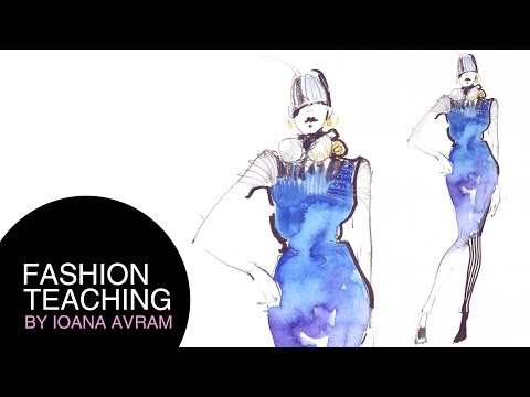 How to draw fashion sketches