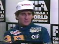 F1  European GP 1993  Press Conference Ayrton Senna