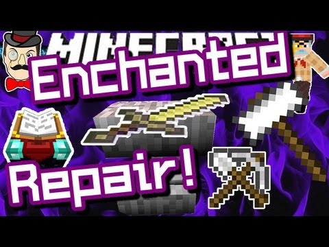 how to repair objects in minecraft