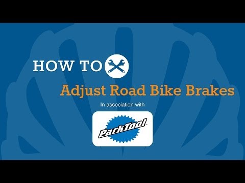 how to adjust front v brakes