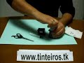 Reciclar reutilizar recarregar encher tinteiro HP