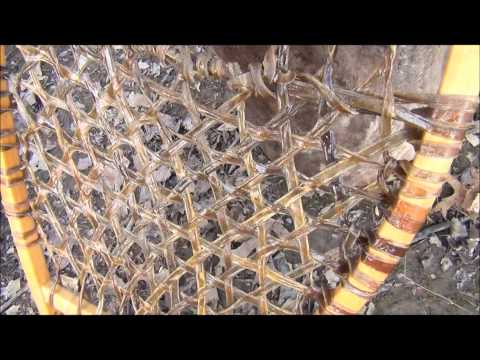 how to fasten snowshoes