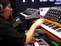namm 2008 eric levy at the moog booth