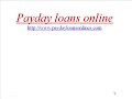 How to apply for online payday loans