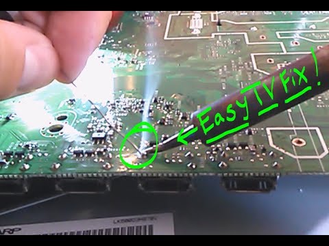 how to repair tv screen