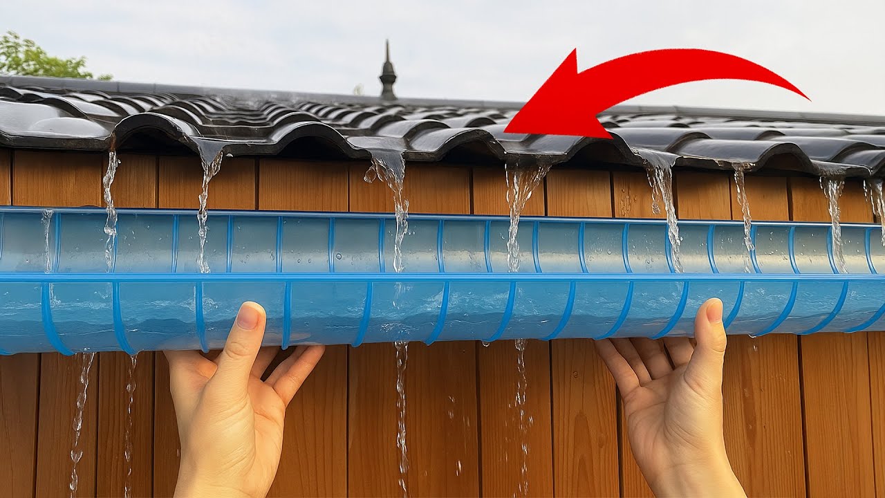 Why didn't I know this sooner? Make a free drain from empty plastic bottles/pvc pipes