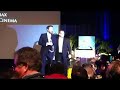 matt damon presents his childhood best friend matt damon with the santa barbara international film festival's modern master award at the arlington theatre. (...